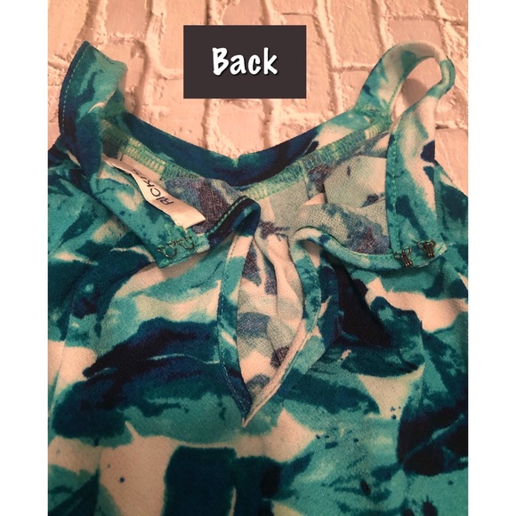 Ricki’s High Neck White, Turquoise, Green Tank Top US L - Picture 7 of 8